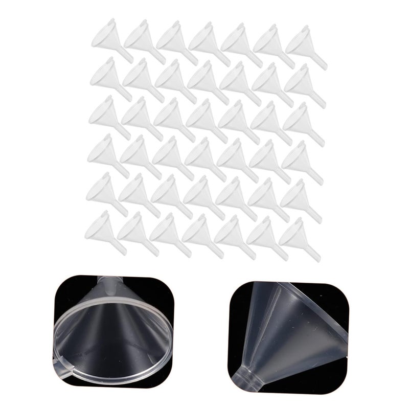 Happyyami 100 Pcs Sturdy Plastic Filling Funnels for Perfume Essential Oil Hanging - Image 5